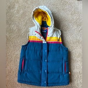 Yo Colorado Fader Puffer Vest Large Unisex
